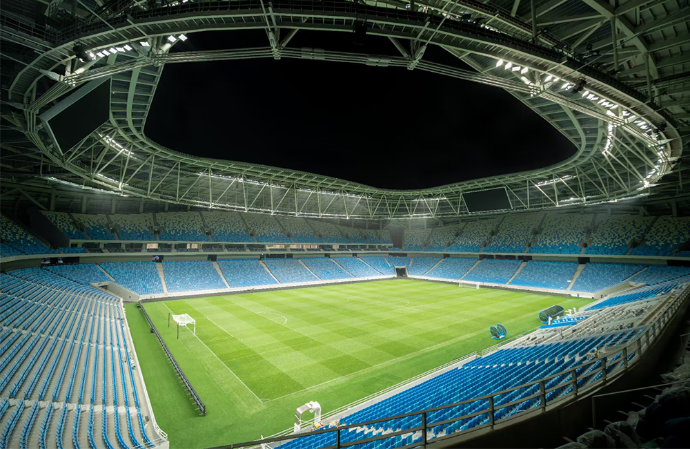 Benefits of LED lighting on football field