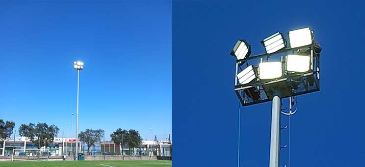 GAEA-D LED LED High Mast Lights for Football Field in Spain