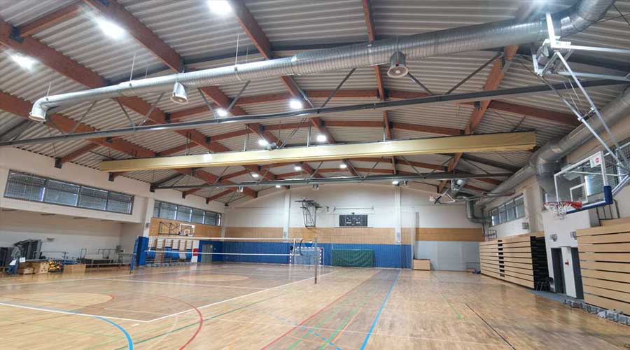 UFO high bay for indoor gym in Europe