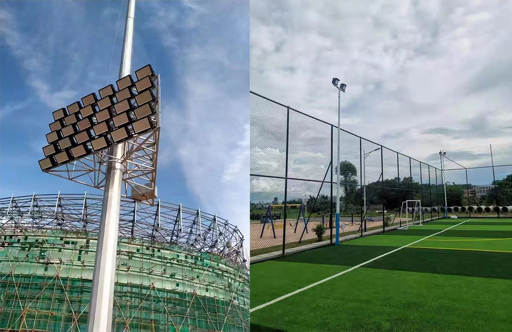 ARES LED Stadium Lights Installed in Soccer Field